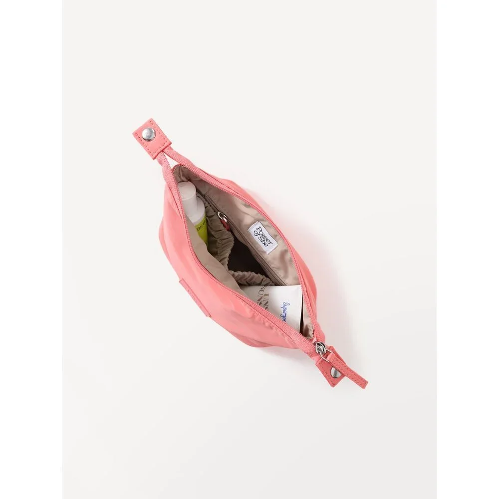 Athleta All About Small Cosmetic Pouch Mimosa Pink Makeup Bag